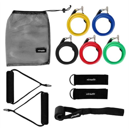 VirtuFit Resistance Kit - 11-delige Weerstandsbanden Set - Inclusief Handvaten