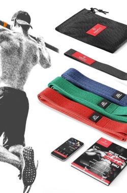 Weerstandsband Elastiek band Fitness + Trainingsgids – Latex Optrek Powerband – Pull Up Band | Optrekken Oefening Optrekband Gymnastiekband .