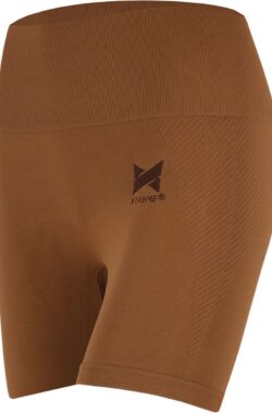 Xtreme Sportswear Sport Shorts Dames Cognac – Fitness Legging Kort – Biker shorts – Maat M