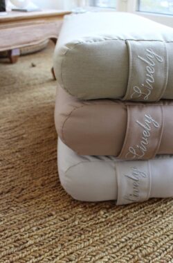 Yoga Bolster – yoga kussen – meditatie kussen Camel- Rechthoek – plat