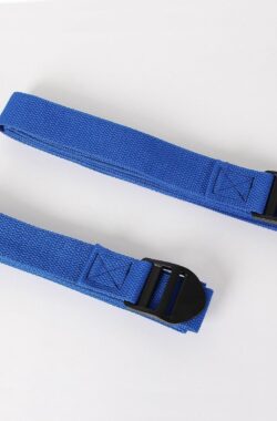 Yogariem, gymnastiekband, afzonderlijk of set van 2, afmetingen 185 x 3,8 cm of 245 x 3,8 cm, voor stretching, fascia-training, yoga-oefeningen, met sluiting