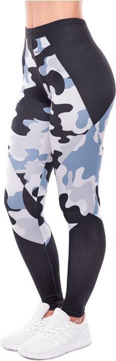 ZUMPREMA Camo blue Sport Legging