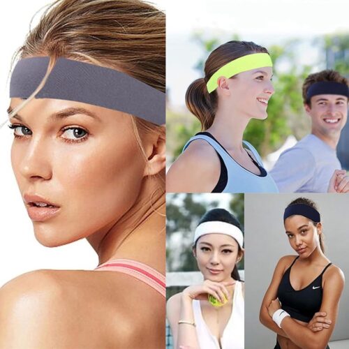 18 Stks Stretchy Yoga Hoofdband Sport Haarband voor Meisjes Dames met YMHPRIDE