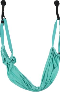 Aerial Yoga Swing Set Deur Opknoping Trapeze Sling Kit Taille- en Beenstretching Assist Trainer met Inbegrepen Stretchband