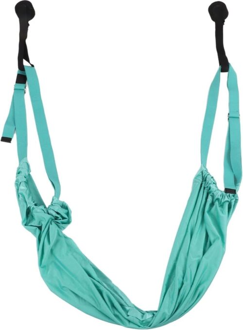 Aerial Yoga Swing Set Deur Opknoping Trapeze Sling Kit Taille- en Beenstretching Assist Trainer met Inbegrepen Stretchband