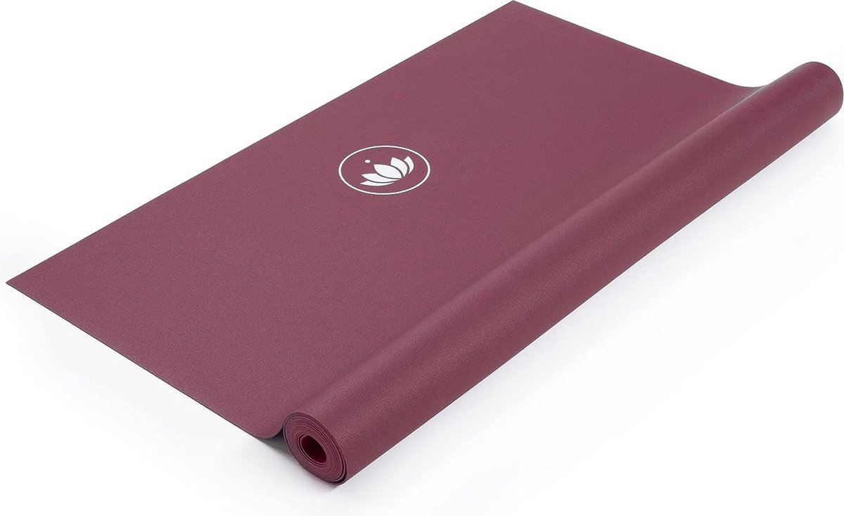 Arise Travel Yogamat, verkrijgbaar, dun en beschikbaar gesteld, ecologische rijstmat van 100% natuurlijk rubber, professionele yogamat, 185 x 65 x 0,13 cm