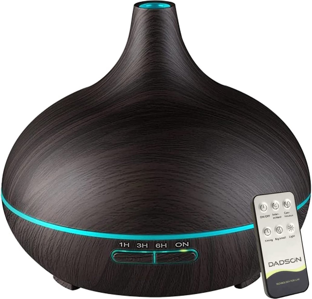 Aroma diffuser - BPA-vrij, aromatherapie, luchtbevochtiger ultra quiet ultrasonic humidifier, aromatherapy