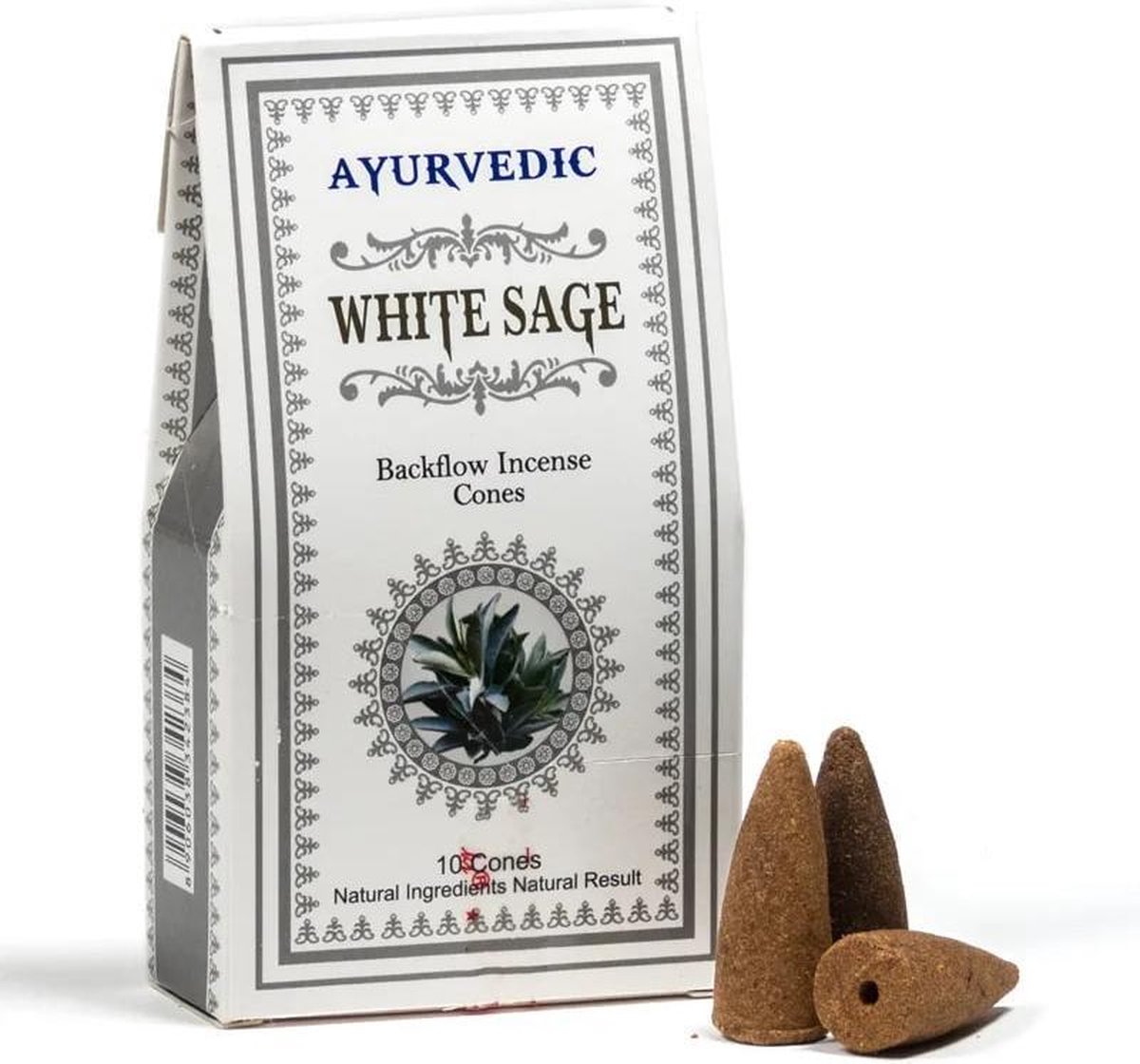 Ayurvedische Witte Salie backflow wierookkegels