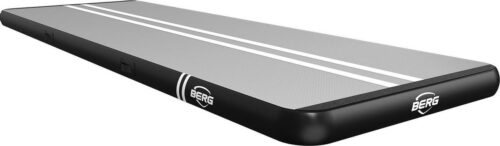 BERG AirTrack Home Turnmat - 300 cm - Inclusief Handpomp - Zwart/Grijs