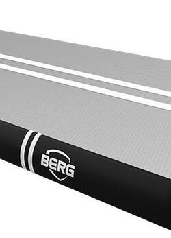 BERG AirTrack Home Turnmat – 500 cm – Inclusief Handpomp – Zwart/Grijs