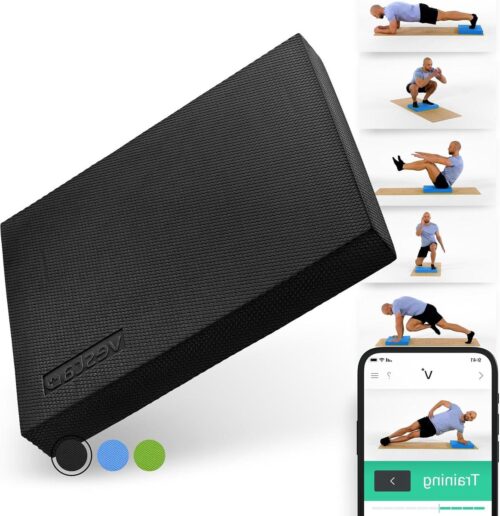 Balance Pad XXL - app voor wiebelpad en evenwichtskussen - balanskussen voor extra training - balansmat voor gymnastiek