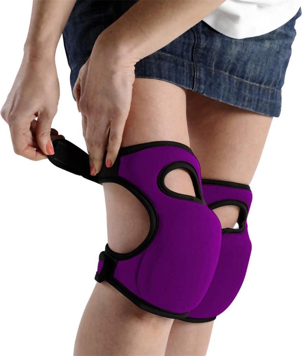 Beschermende kniebeschermers - Zachte Foam Knie Protector met Dubbele Bandjes voor Tuinieren en Schoonmaken