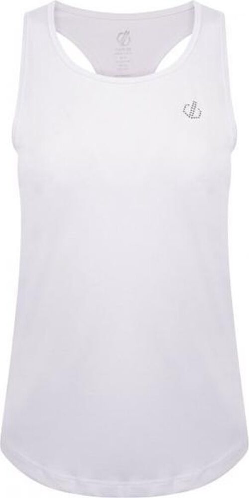 Dare 2b Sporttop Agleam Active Dames Polyester Wit Maat Xs