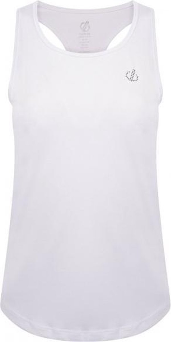 Dare 2b Sporttop Agleam Active Dames Polyester Wit Maat Xs