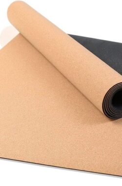 DiverseGoods Kurk en Rubber Yogamat – Duurzaam en Antislip Yoga Mat