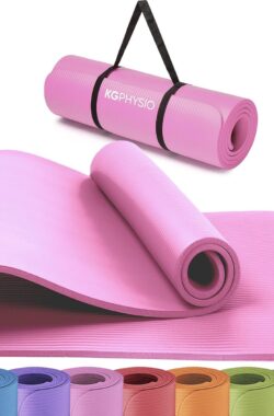 DiverseGoods Premium yogamat, gymnastiekmat, fitnessmat, trainingsmat of thuis met schouderriem 183 x 60 x 1 cm