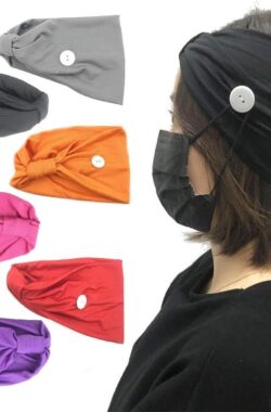 Elastische Brede Hoofdband – Stretchy Bandana Haarband – Kruisknoop – Yoga Hoofddeksels – Sport – Vrouwen – Meisjes