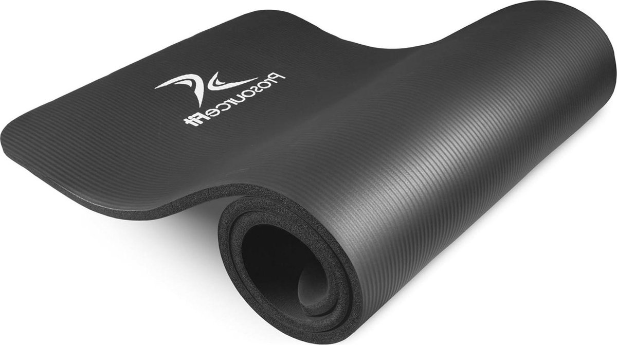 Extra dikke 13 mm Yoga en Pilates Mat - 180 cm lang - Hoge dichtheid - Comfortschuim - Draagriem