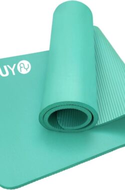 Extra dikke 15mm RYTAMT Yoga Mat 183×61cm – Antislip Gymnastiekmat voor Yoga Pilates – Met Yogatas