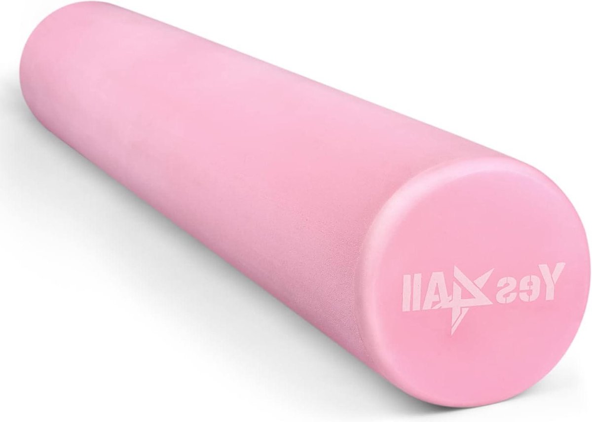 Fasciarol voor rug wervelkolom benen armen (45 x 15 cm) medium harde schuimroller - voor yoga pilates rek en fitness - massage roller