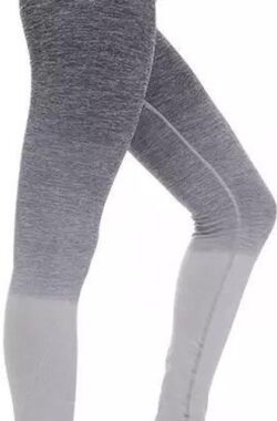 Fitness/Yoga legging – Fitness legging – LOUZIR sport legging Stretch – squat proof – OMBRE zwart Maat M