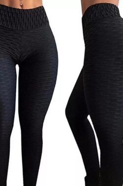 Fitness/Yoga legging – Fitness legging – LOUZIR sport legging Stretch – squat proof – Zwart Maat XXL