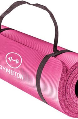 Fitnessmat Inclusief draagtas en extra draagriem – 183 cm x 61 cm x 1.5 cm – Roze