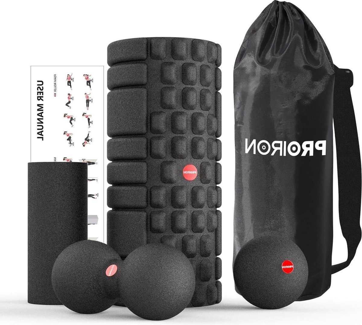 Foam Roller Set voor Massage en Spierherstel - PROIRON