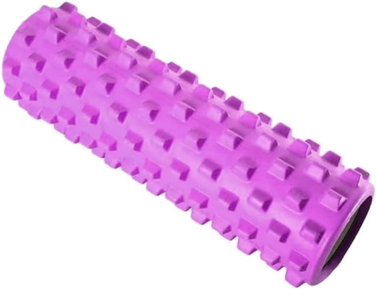 Foam Roller voor Trigger Point Therapy en zelfmassage - 33 x 13 cm - roze