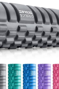 Foam roller – Gestructureerde fasciarol voor massage – Triggerpunttherapie – Fitness – Fysio en revalidatie