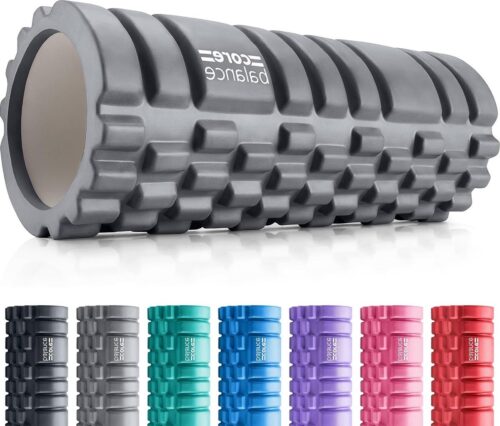 Foam roller - Gestructureerde fasciarol voor massage - Triggerpunttherapie - Fitness - Fysio en revalidatie