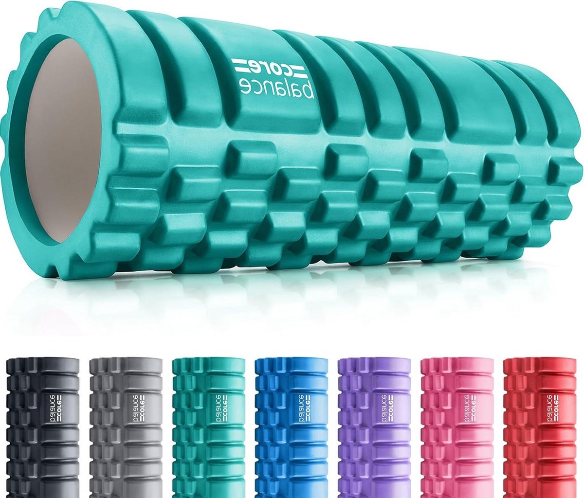 Foam roller - Gestructureerde fasciarol voor massage en triggerpunttherapie