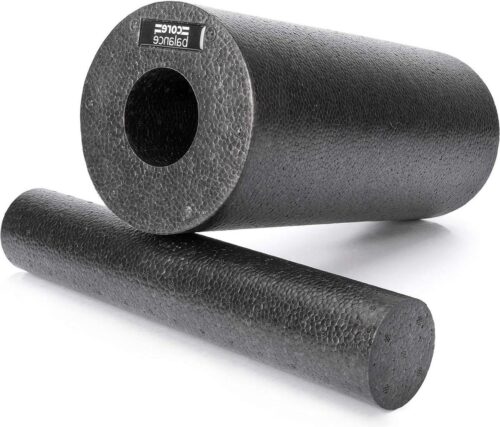 Foam roller - Hoog dichtheidsrol EPP 2 in 1 Spiermassager Fitness Yoga met Strekken