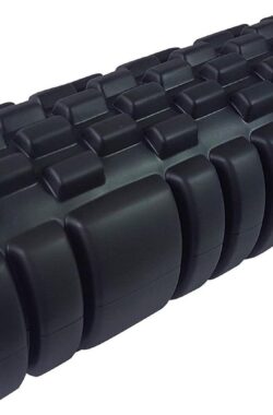 Foam roller – Massagerol volwassenen uniseks zwart/oranje