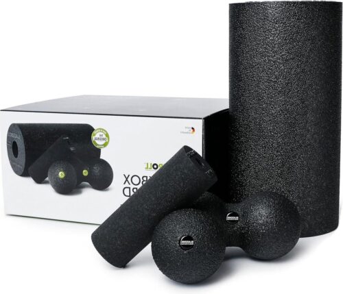 Foam roller - fascia-set met fasciarol - fascia-bal & duoball - 2 hardheidsgraden