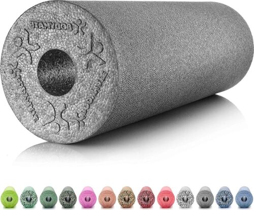 Foam roller/professionele Fasciarol STANDARD middelhard - Lengte 45 cm - Diameter 15 cm - met gratis e-book