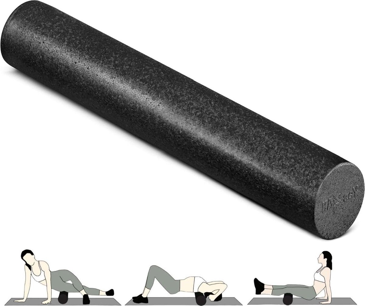 Foamroller ultra lichte EPP spierroller - 30/45/61/91 cm lang - rug benen trainingen - triggerpoint oefening - diepe weefselmassage - yoga - pilates - sportschool - fitness - Yes4All stretching foam roller