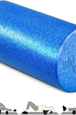 Foamroller ultra lichte EPP-spierroller met hoge dichtheid – 30/45/60/90 cm lang – rug benen trainingen triggerpoint-oefeningen sportschool pilates fitness yoga diepe