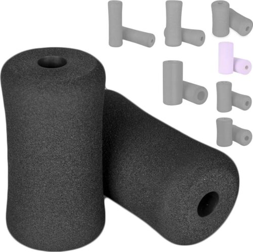 Foamroller voetpads rollers set van een paar voor home gym oefenmachines apparatuur vervangingen met 1 inch (2.5cm) staaf