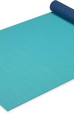 Gaiam Open Sea Omkeerbare Yoga Mat – Blauw – 172 X 61 X 0.4 Cm