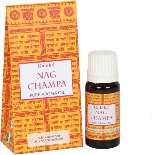 Goloka Nag Champa - Aroma olie - Flesje 10 ml