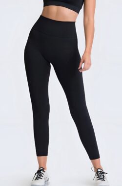 Gym Revolution – Sportlegging dames – Sportkleding dames – Sportbroek dames – Sportlegging – High Waist – Shape legging – Sportlegging dames high waist – Hardloopbroek dames – yoga legging dames – Zwart Maat L