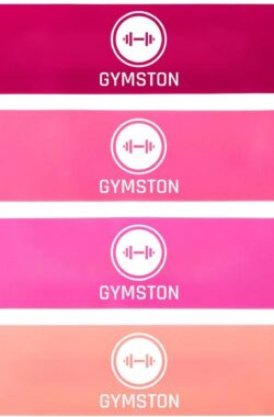 Gymston Weerstandsbanden Set – 4 stuks – Incl. Draagtas en E-Book & Handleiding – Premium Vrouwen Set – Elastiek Fitness band – Fitness banden – Fitness Elastieken, Resistance Band Set , Gymnastiekband , Trainingsbanden Limited Edition