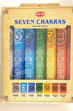 HEM – Seven Chakras – Wierook stokjes – giftpack – 7 doosjes