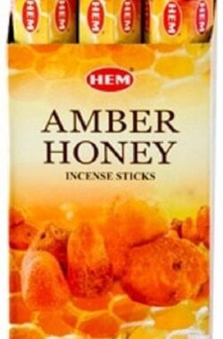 HEM Wierook – Amber Honey – Slof (6 pakjes/120 stokjes)