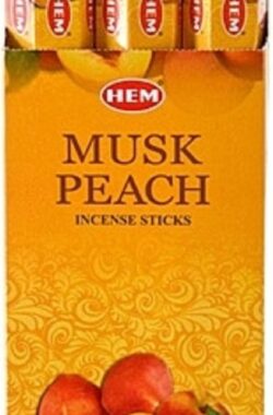 HEM Wierook – Musk Peach – Slof (6 pakjes/120 stokjes)