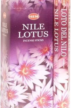 HEM Wierook – Nile Lotus – Slof (6 pakjes/120 stokjes)