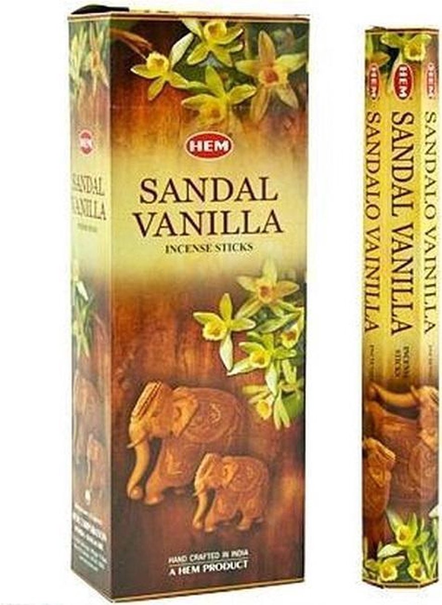 HEM Wierook - Sandal Vanilla - Slof (6 pakjes/120 stokjes)