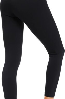 Hardlooplegging voor dames, hoge taille, buikcontrole, yogabroek met verborgen binnenzakken, atletische legging – kleur zwart – maat L