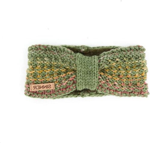 Hoofdband dames - groen melange - model Serra